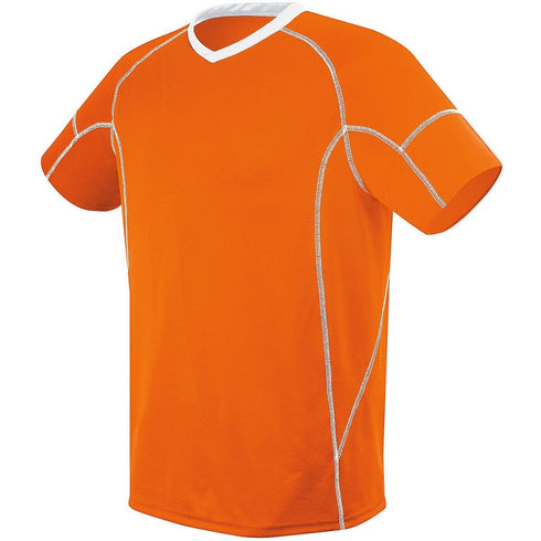 Russell Athletic Youth Kinetic Jersey (322821-C), Color 'Orange/White'
